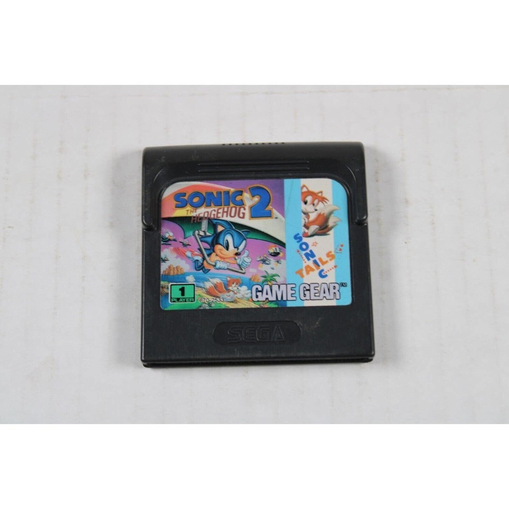Sonic the Hedgehog 2 + Sonic Tails (Sega Game Gear, 1992) cart only, authentic